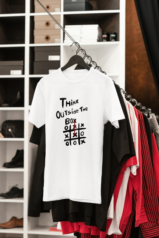 Think Outside The Box – Creative Mindset Unisex Standard Crew T-Shirt