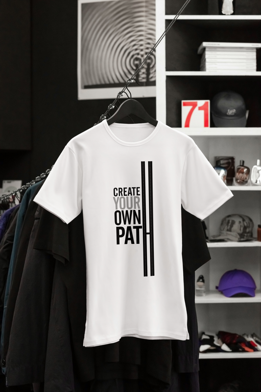 Create Your Own Path – Motivational Statement Unisex Standard Crew T-Shirt