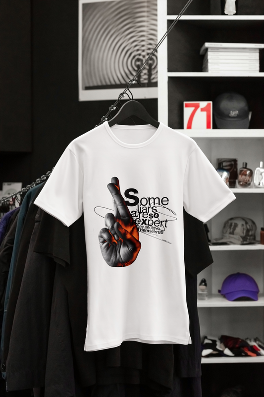 Some Liars Are So Expert – Graphic Statement Unisex Oversized Standard T-Shirt