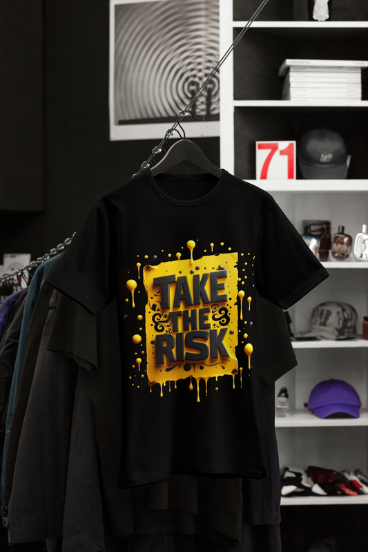 Take The Risk – Dare to Stand Out Unisex Oversized Classic T-Shirt